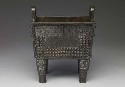 图片[2]-Ding cauldron of Ya Mu to Father Xin, late Shang dynasty, c. 13th-11th century BCE-China Archive